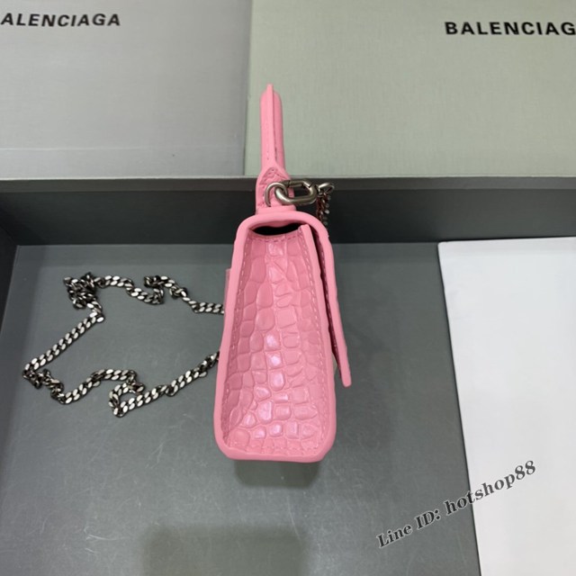 Balenciaga專櫃爆款mini Hourglass沙漏包 巴黎世家超迷你號手提肩背女包 fyj1545